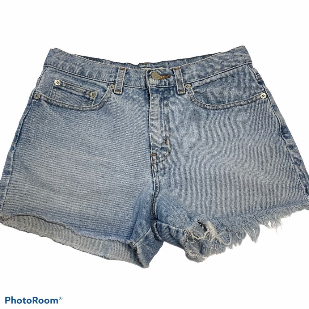 London Jean Women’s Sz 4 High Jean Shorts 3”L.